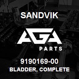 9190169-00 Sandvik BLADDER, COMPLETE | AGA Parts