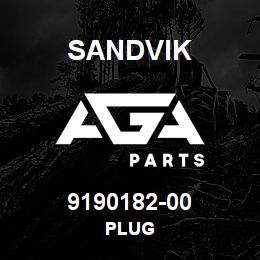 9190182-00 Sandvik PLUG | AGA Parts