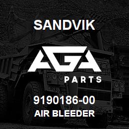 9190186-00 Sandvik AIR BLEEDER | AGA Parts
