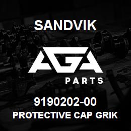 9190202-00 Sandvik PROTECTIVE CAP GRIK 34 R3/4 IN.V | AGA Parts