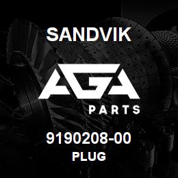 9190208-00 Sandvik PLUG | AGA Parts