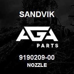 9190209-00 Sandvik NOZZLE | AGA Parts
