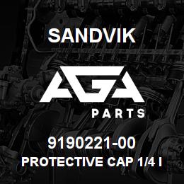 9190221-00 Sandvik PROTECTIVE CAP 1/4 IN. FEMALE | AGA Parts