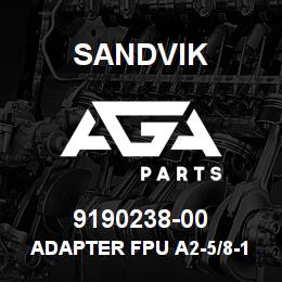 9190238-00 Sandvik ADAPTER FPU A2-5/8-18UNF | AGA Parts