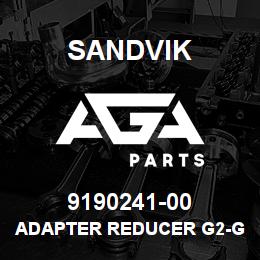 9190241-00 Sandvik ADAPTER REDUCER G2-G2 OUTS.THREAD | AGA Parts