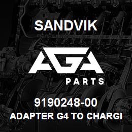 9190248-00 Sandvik ADAPTER G4 TO CHARGING UNIT F ACCU | AGA Parts