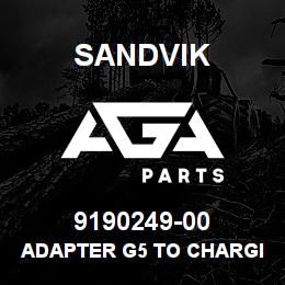 9190249-00 Sandvik ADAPTER G5 TO CHARGING UNIT F ACCU | AGA Parts