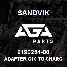 9190254-00 Sandvik ADAPTER G10 TO CHARGING UNIT F ACC | AGA Parts