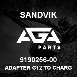 9190256-00 Sandvik ADAPTER G12 TO CHARGING UNIT F ACCU. | AGA Parts