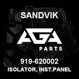 919-620002 Sandvik ISOLATOR, INST.PANEL RB | AGA Parts