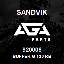920006 Sandvik BUFFER G 120 RB | AGA Parts