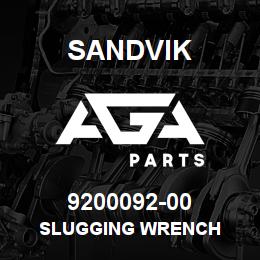 9200092-00 Sandvik SLUGGING WRENCH | AGA Parts