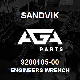 9200105-00 Sandvik ENGINEERS WRENCH | AGA Parts