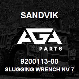9200113-00 Sandvik SLUGGING WRENCH NV 75 | AGA Parts
