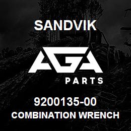 9200135-00 Sandvik COMBINATION WRENCH | AGA Parts