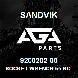 9200202-00 Sandvik SOCKET WRENCH 65 NO.5 | AGA Parts