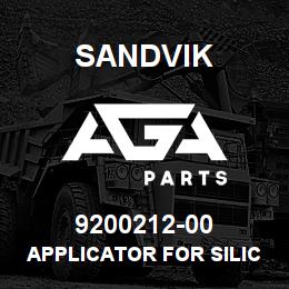 9200212-00 Sandvik APPLICATOR FOR SILICON TUBE | AGA Parts