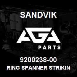 9200238-00 Sandvik RING SPANNER STRIKING NV 46 MM. | AGA Parts