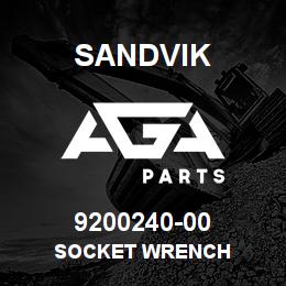 9200240-00 Sandvik SOCKET WRENCH | AGA Parts