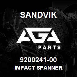 9200241-00 Sandvik IMPACT SPANNER | AGA Parts
