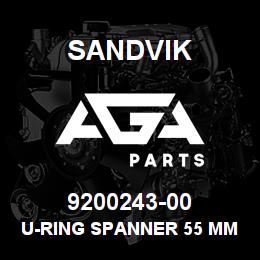 9200243-00 Sandvik U-RING SPANNER 55 MM. | AGA Parts