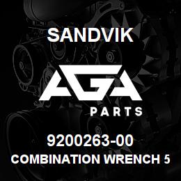 9200263-00 Sandvik COMBINATION WRENCH 50 | AGA Parts