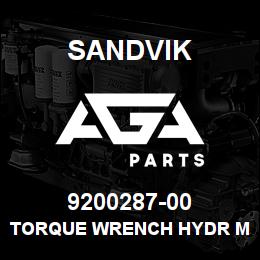 9200287-00 Sandvik TORQUE WRENCH HYDR M30/42 230 V. | AGA Parts
