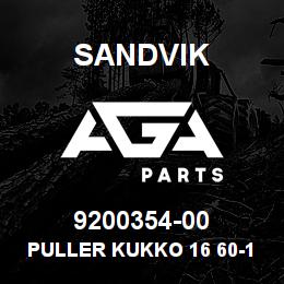 9200354-00 Sandvik PULLER KUKKO 16 60-155 MM. | AGA Parts