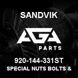 920-144-331ST Sandvik SPECIAL NUTS BOLTS & WASHERS | AGA Parts