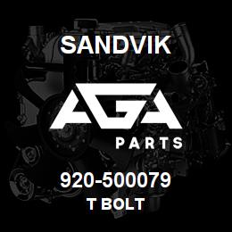 920-500079 Sandvik T BOLT | AGA Parts