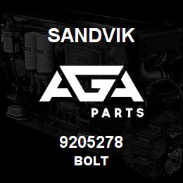9205278 Sandvik BOLT | AGA Parts
