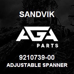 9210739-00 Sandvik ADJUSTABLE SPANNER | AGA Parts