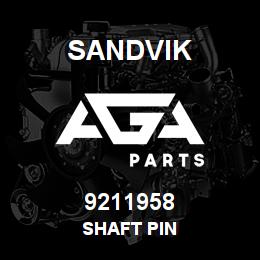 9211958 Sandvik SHAFT PIN | AGA Parts