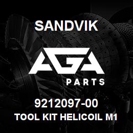 9212097-00 Sandvik TOOL KIT HELICOIL M16X1,5D | AGA Parts