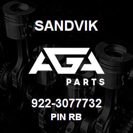 922-3077732 Sandvik PIN RB | AGA Parts