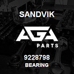 9228798 Sandvik BEARING | AGA Parts