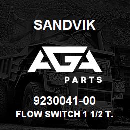 9230041-00 Sandvik FLOW SWITCH 1 1/2 T.FLO OP | AGA Parts
