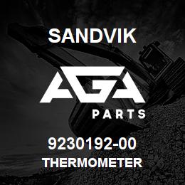 9230192-00 Sandvik THERMOMETER | AGA Parts