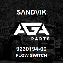 9230194-00 Sandvik FLOW SWITCH | AGA Parts