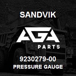 9230279-00 Sandvik PRESSURE GAUGE | AGA Parts