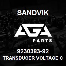 9230383-92 Sandvik TRANSDUCER VOLTAGE CURRENT | AGA Parts