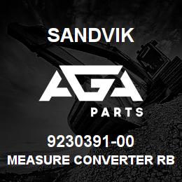 9230391-00 Sandvik MEASURE CONVERTER RB | AGA Parts