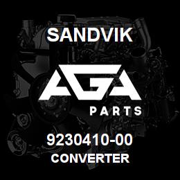 9230410-00 Sandvik CONVERTER | AGA Parts