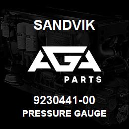 9230441-00 Sandvik PRESSURE GAUGE | AGA Parts