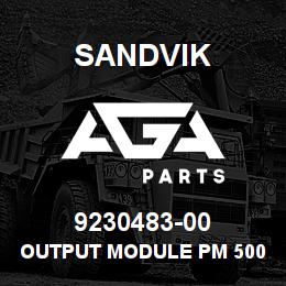 9230483-00 Sandvik OUTPUT MODULE PM 500 IO11 RB | AGA Parts