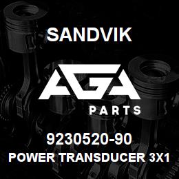 9230520-90 Sandvik POWER TRANSDUCER 3X110 V. TO TERMINA | AGA Parts