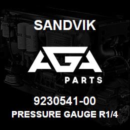 9230541-00 Sandvik PRESSURE GAUGE R1/4 IN. 16 BAR | AGA Parts