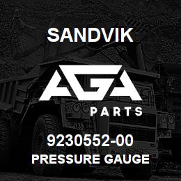 9230552-00 Sandvik PRESSURE GAUGE | AGA Parts