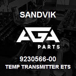 9230566-00 Sandvik TEMP TRANSMITTER ETS7000 | AGA Parts