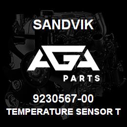 9230567-00 Sandvik TEMPERATURE SENSOR TK6130 | AGA Parts
